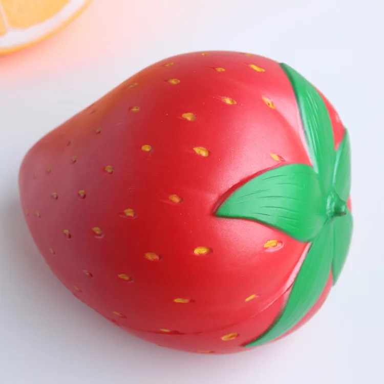 

1PCS high quality squishy jumbo slow rising 24CM super BIG strawberry scented environmental protection non-toxic toys squeeze