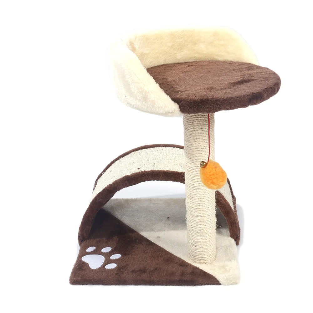 

19" Cat kitten Tree Scratching Condo Furniture Scratch Post Pet Play Toy House