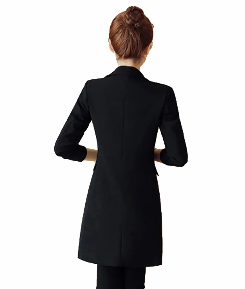 Blazer Mujer Rushed Flying Roc 2019 Woman Long Slim Blazer Casual Style Feminino Office Lady Plus Size Jacket Suit Hot Sale