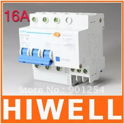 

3P + N 16A leakage circuit breakers, household leakage protection, air switch, 100% quality products, China's sales of the first