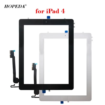 

5PCS New For Apple iPad 4 Touch Screen Digitizer Assembly With Home Button & Free Bezel A1458 A1459 A1460