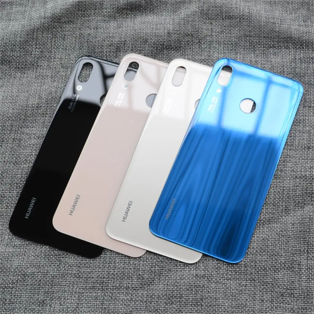 Original for  Huawei P20 Lite / Nove 3e Housing Battery Back Cover Glass With Adhensive Sticker Replacement