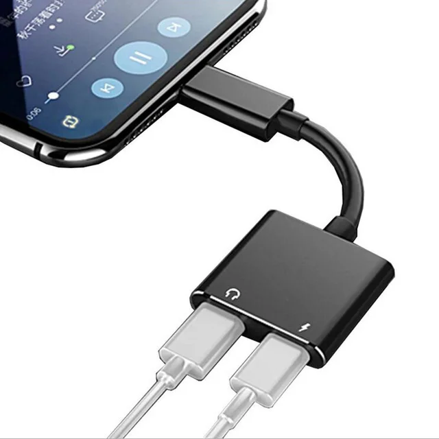 2 в 1 для lightning Jack для наушников аудио адаптер зарядки IOS 12.3.1 для iPhone XS Max 7 8 Plus X наушники AUX Adaptador кабель