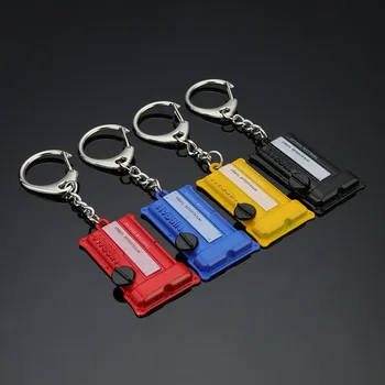 

HKOBDII Car Styling Turbine Engine Cover Key Button Modification Style Keychain Metal Key Chain Key Ring for Nissan