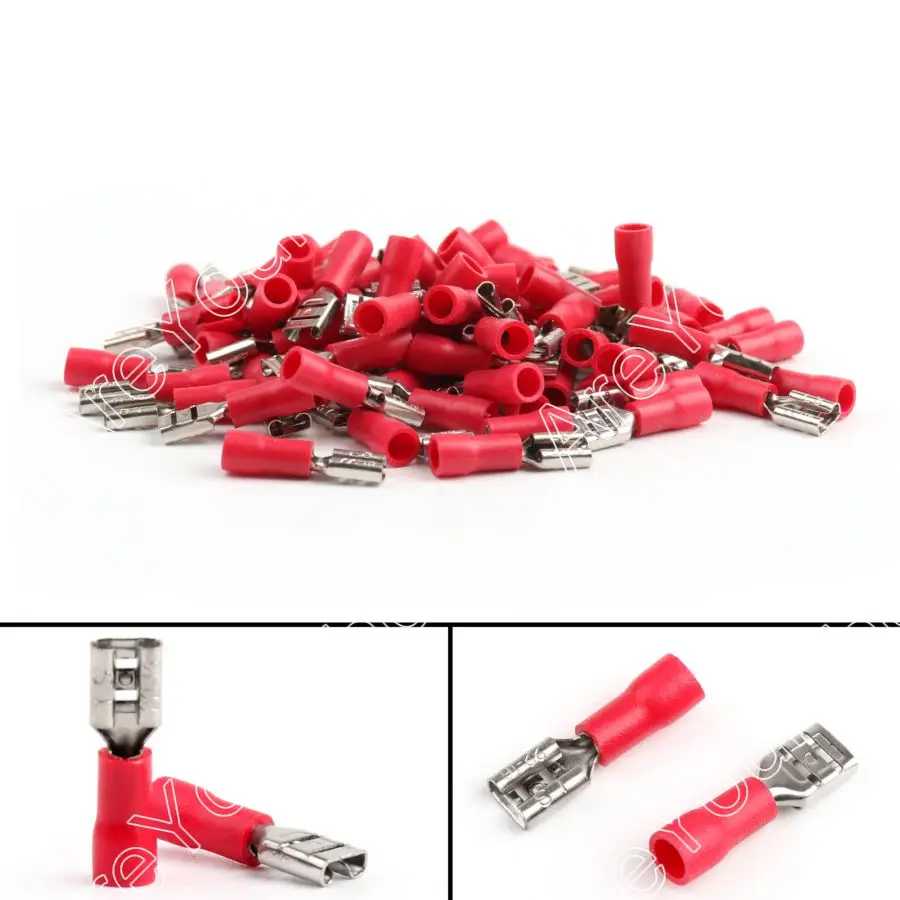 

Areyourshop Crimp Terminal FDD1-187 Insulated Female Spade Connector Crimp Terminal 1000PCS Connect