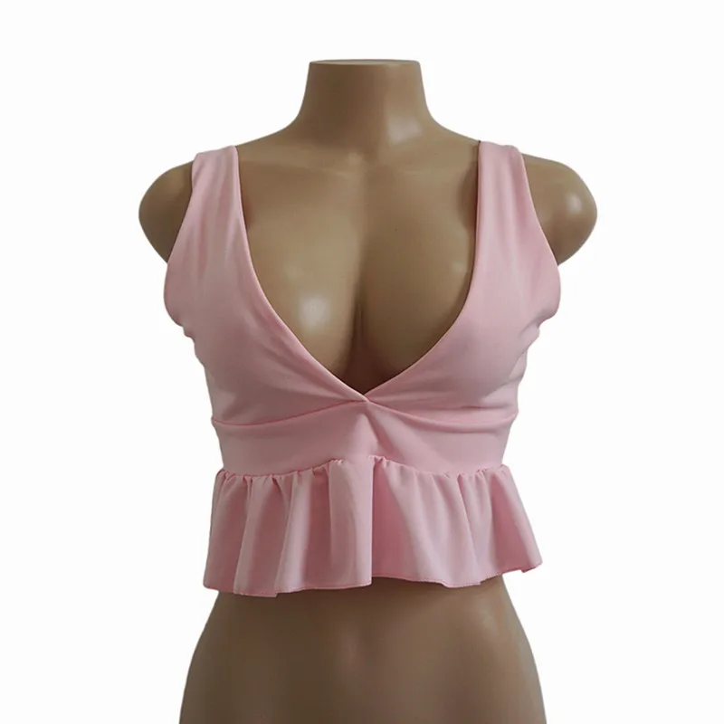 Forefair Crop Top Women Sexy Off the Shoulder (17)