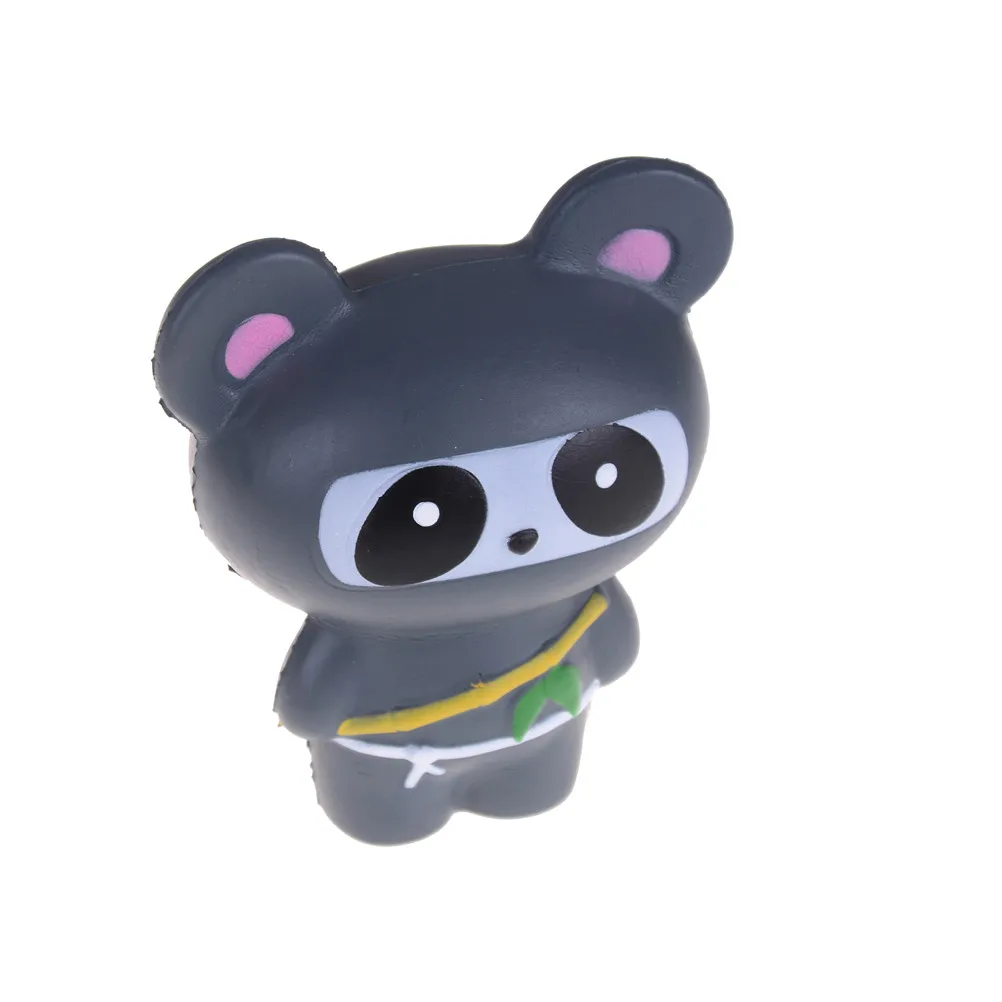14CM Animal Jumbo Kawaii Ninja Squishy Panda/Bear/Fox Bread Soft Slow Rising Fun Kid Toys Sweet Charm Cartoon Cake