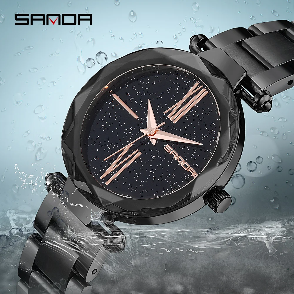 

2019 New SANDA Brand Luxury Quartz Women's Watches Women Clock Ladies Dress Wristwatch Relogio Feminino Relojes para mujer