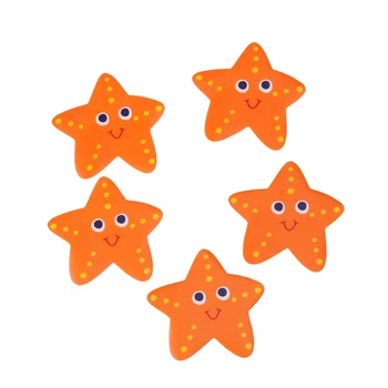 

5 Pcs Kids Bath Tub Mat Bath Tub Non Slip Safety Treads Sticker Bathroom Applique Decal