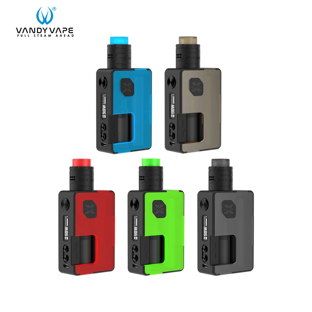 90 Вт оригинальный Vandyvape PULSE X BF электронная сигарета комплект 8 мл бутылки