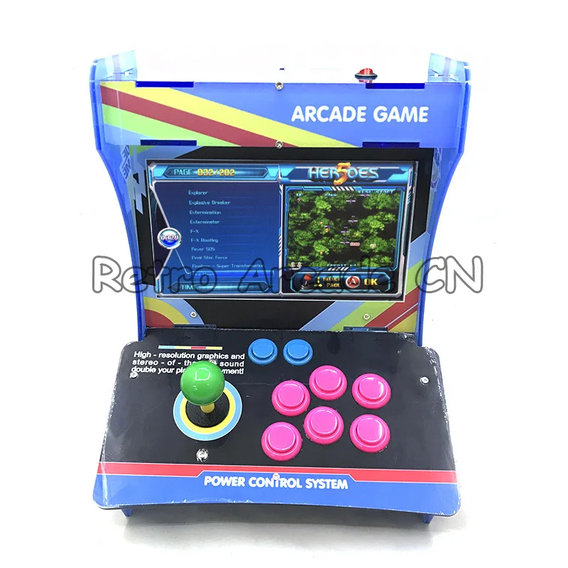 Arcade Mini Acrylic Cabinet Jamma Game Console Machine With New