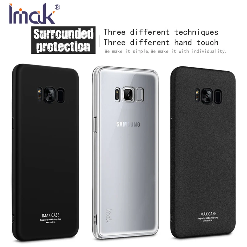 

Imak For Galaxy S8 / S8 Plus Case Cover Transparent Clear Soft TPU Silicone Matte Cover For Galaxy S8+ Case Protective Shield