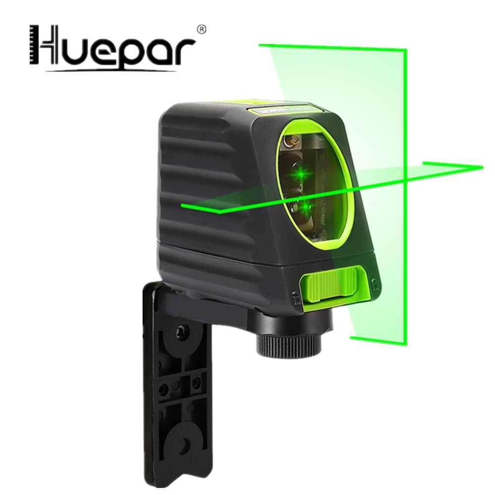 

Huepar Self-leveling Vertical & Horizontal Lasers Green Beam Cross Line Laser Level 150 Degree 510nm Nivel Laser For Outdoor Use