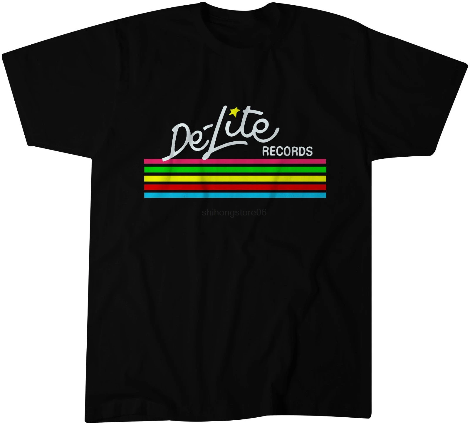 De-Lite registros Promo camiseta-clásico Funk De-Lite registros Promo camiseta-clásico Funk