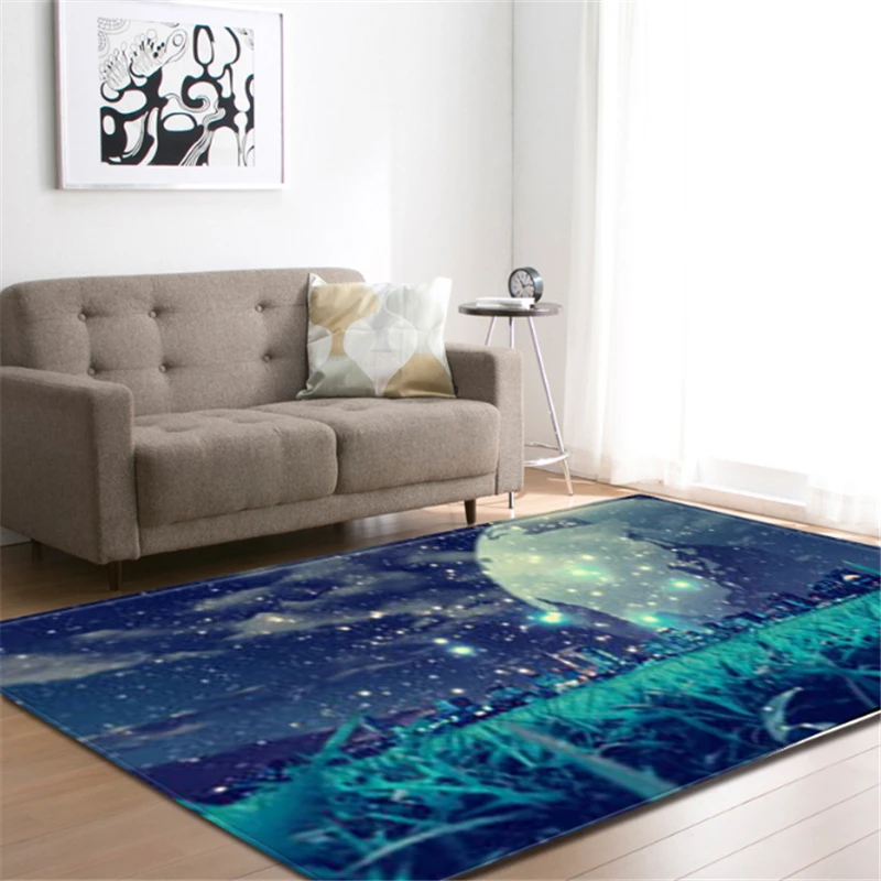 

AOVOLL Rugs for Children Rooms 2019 New Starry Series Carpet Rugs and Carpets for Home Living Room Bedroom Rug Non-slip Mat