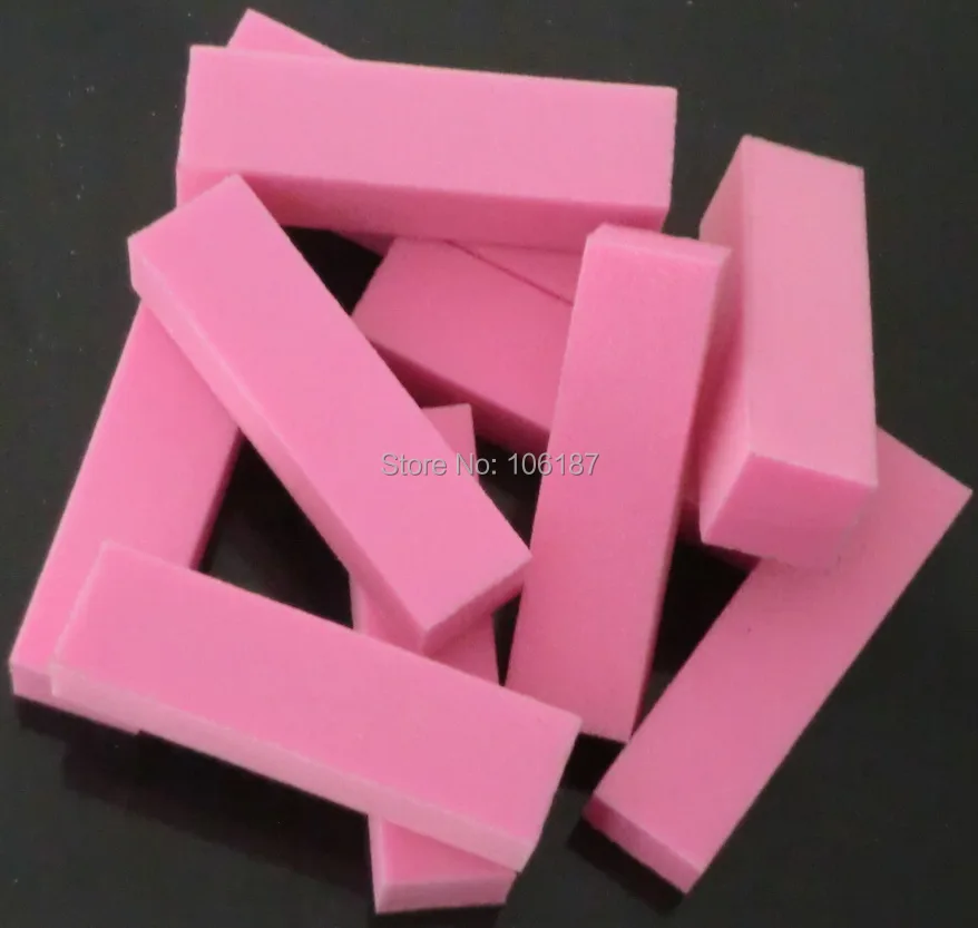 

5PCS Pink Nail Art Buffer Buffing Sanding Files Block