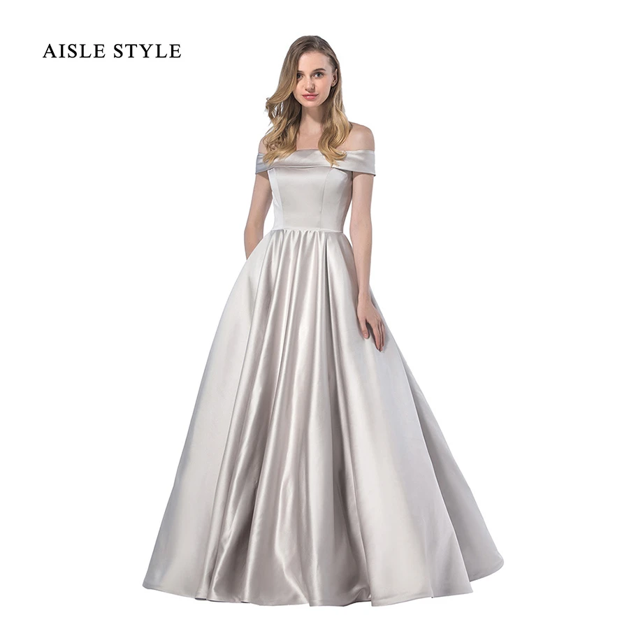 simple plain long dress