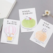

Creative lovely carton leave message memos Memo Pad 5pcs free shipping
