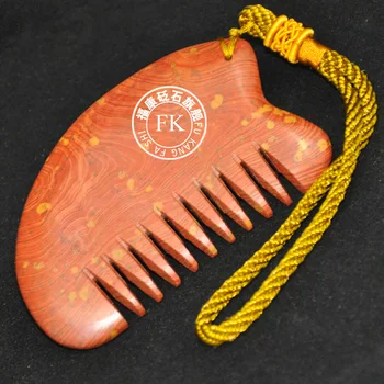 

red stone cumb Scrapping plate massage free shipping