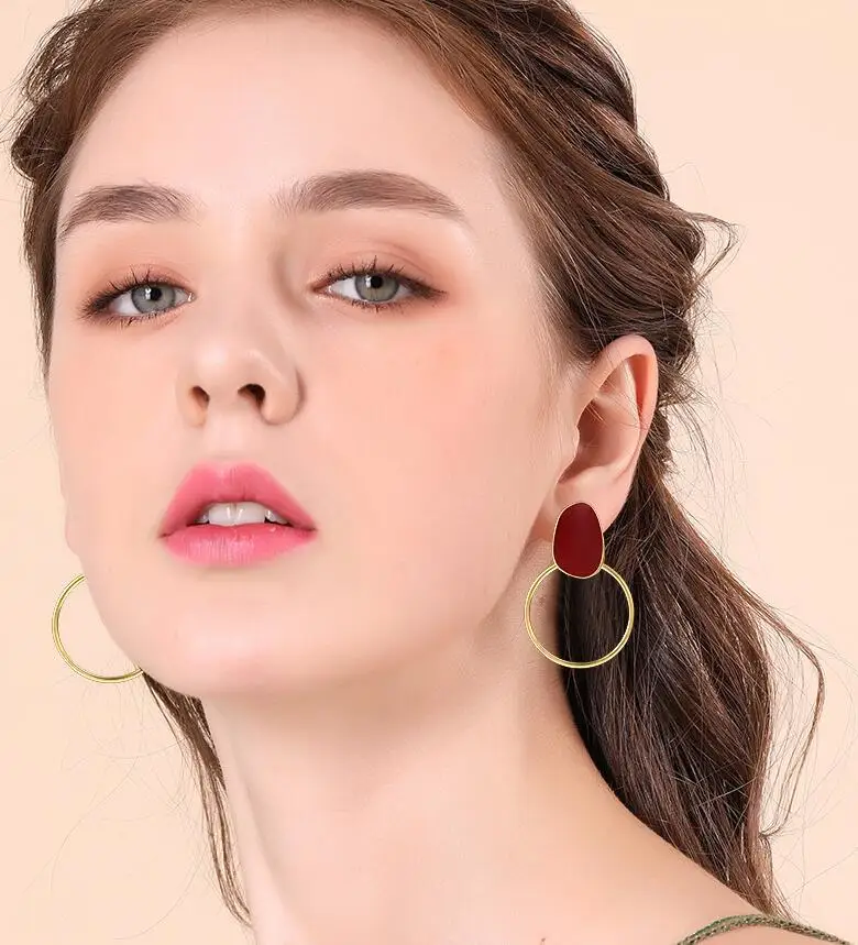 GB Long Earrings New Temperament Female Korean Simple Personality Hipsters Wild Network Star Jewelry | Украшения и аксессуары