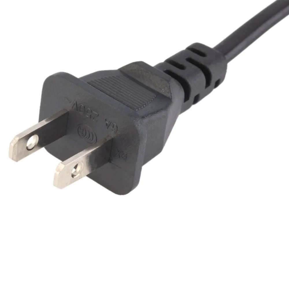 Новый адаптер питания переменного тока 2 pin prong 50 см US Plug dropshipping|Сетевые шнуры и
