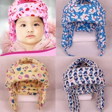 Baby Protector Hat Adjustable Infant Toddler Walking Head Protect Anti-Bumps Cap  Safety Helmet Headguard Cotton Hats Protective