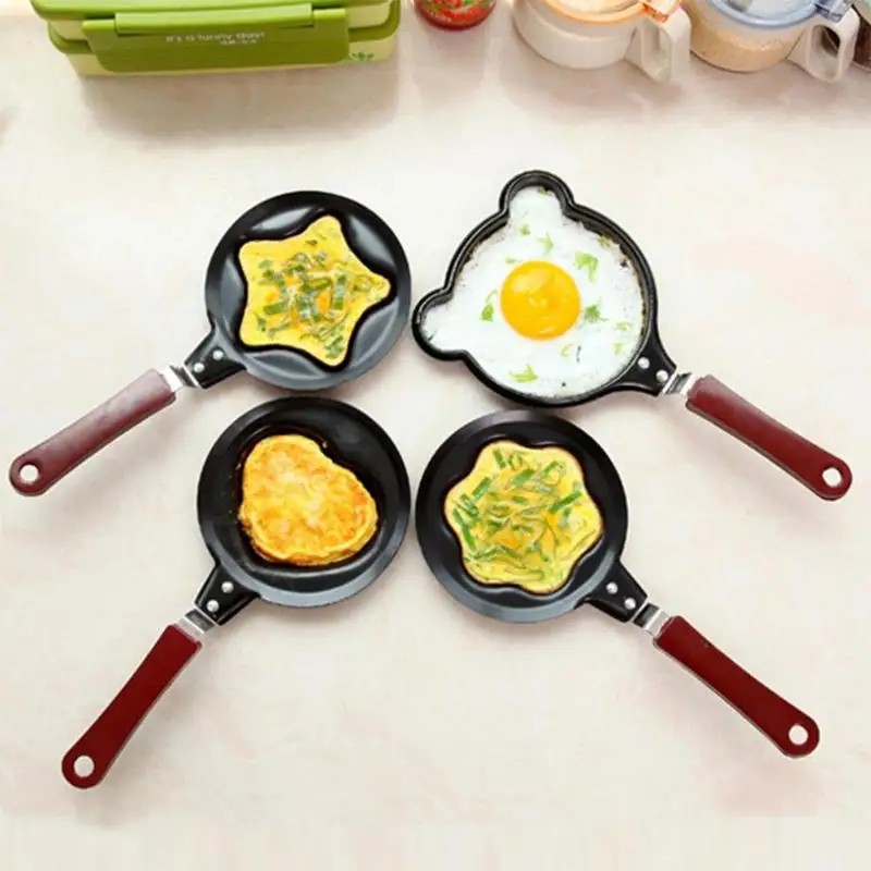 Mini Lovely Non stick Omelette Pans Creative Korean Style Breakfast