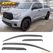 Для 07-13 Toyota Tundra Double Cab Окно Visor Vent Дождь Солнце Дефлекторы