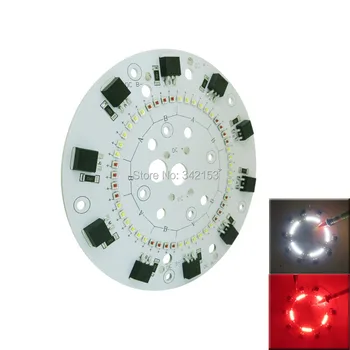 

Topledlight Customize 50Leds Led Chips 30PCS Cree XPE2 White + 20PCS Cree XP-E2 Red Aviation Obstruction Lights Warning Light