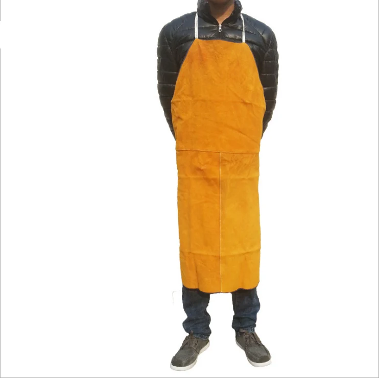 جديد وصول FGHGF معدات لحام لحام الحرارة العزل حماية جلد البقر ساحة 60x90 سنتيمتر مكان العمل سلامة الملابس