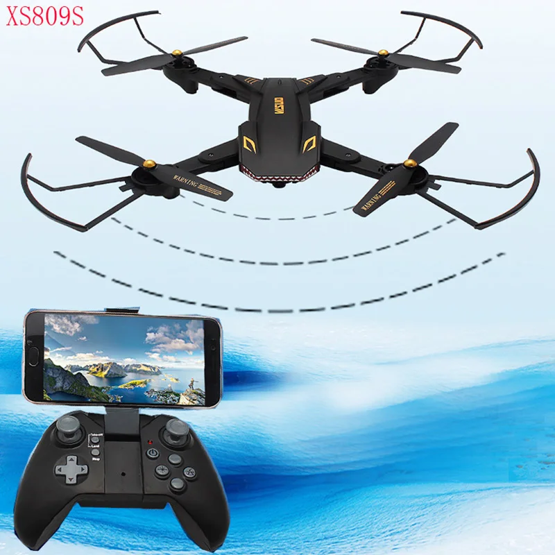 

XS809S Mini Drones With Camera HD WIFI FPV RC Helicopter RTF Altitude Hold RC Quadcopter Foldable Headless Drone Professional