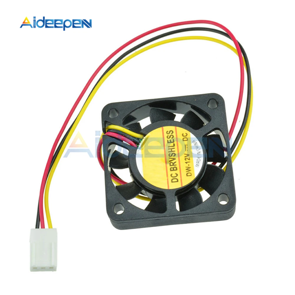 

3Pin DC 12V Laptops Cooling Fans For Notebook Computer Cooler Fans Black Heat Sink Small Cooling Fan 40*40*10mm