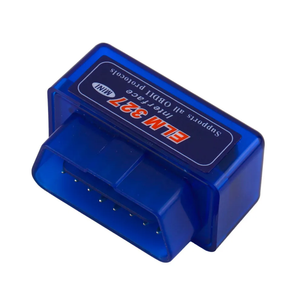 Портативный ELM327 V2.1 OBD2 II Bluetooth диагностический сканер инструмент авто интерфейс сканер Синий Премиум ABS диагностический инструмент