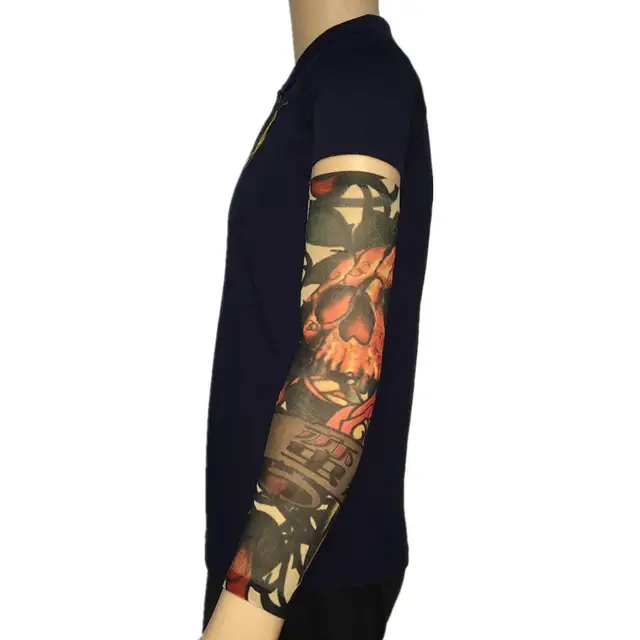 Manchette Tatouage Temporaire Bras Manches Pour Exercice