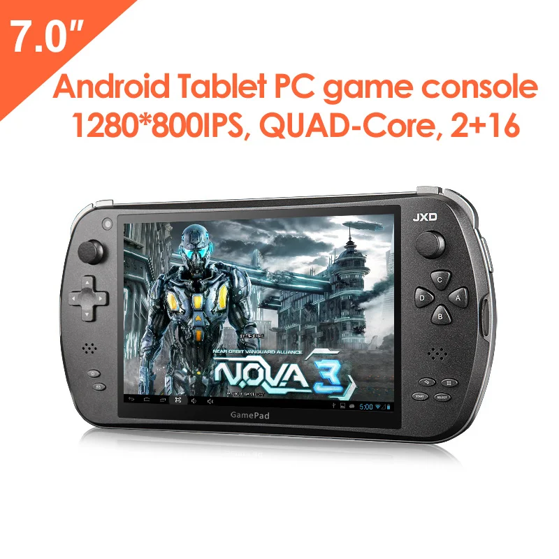 JXD S7800B 7 inch Duad Core 16 GB Smart Game Console 2GB