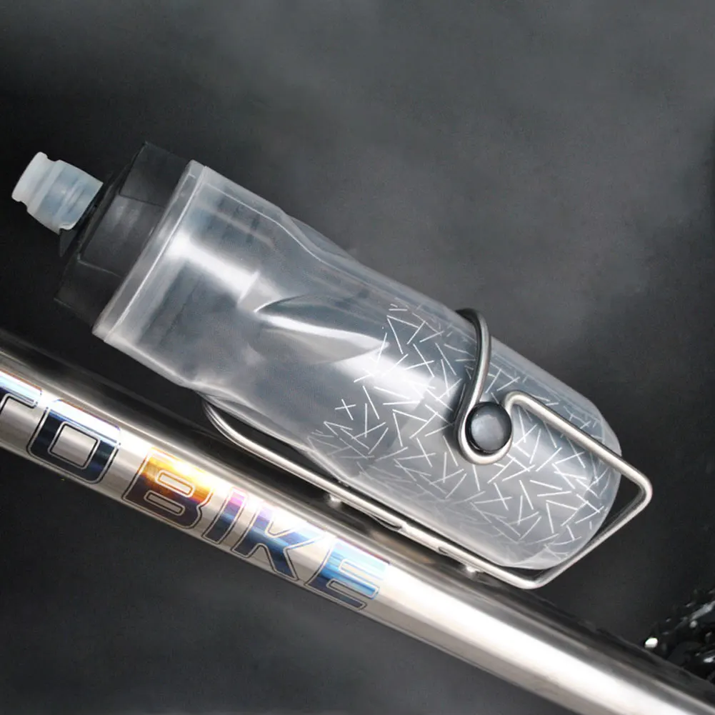 Велосипед из титанового сплава Велоспорт велосипедный напиток Подставка для бутылки для воды держатель для Горный складной велосипед клетка