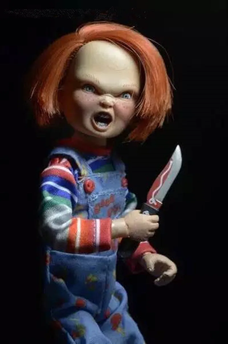 NECA  Good Guys Child's Play Chucky Real Clothes Version PVC Action Figurs Play Doll Toy Brinquedos  (5)