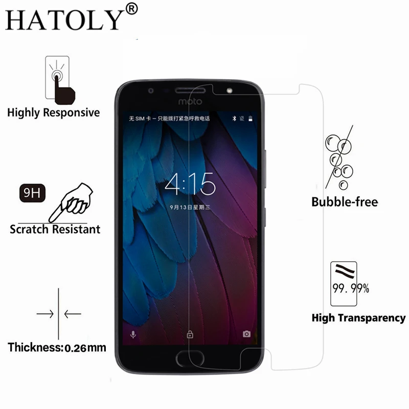 

2PCS Glass For Motorola Moto G5S Tempered Glass 2.5D 9H Screen Protector for Motorola Moto G5S Film Moto G5S Glass XT1792 HATOLY