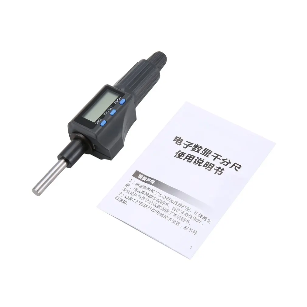 

SHAHE 0-25mm H Type Digital Micrometer Head 0.001mm Electronic Micro Outside Micrometer Caliper Gauge Head Measuring Tools