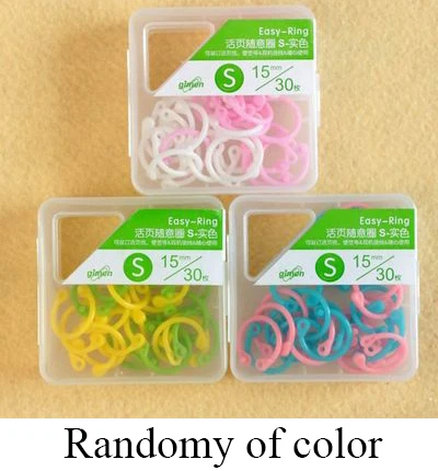 30PCS-S Креативный цветной простой бумажный блокнот с кольцом, скрепляющий лист, Многофункциональный Круглый календарь, кольцо, переплет, канцелярские принадлежности - Цвет: 30PCS-S
