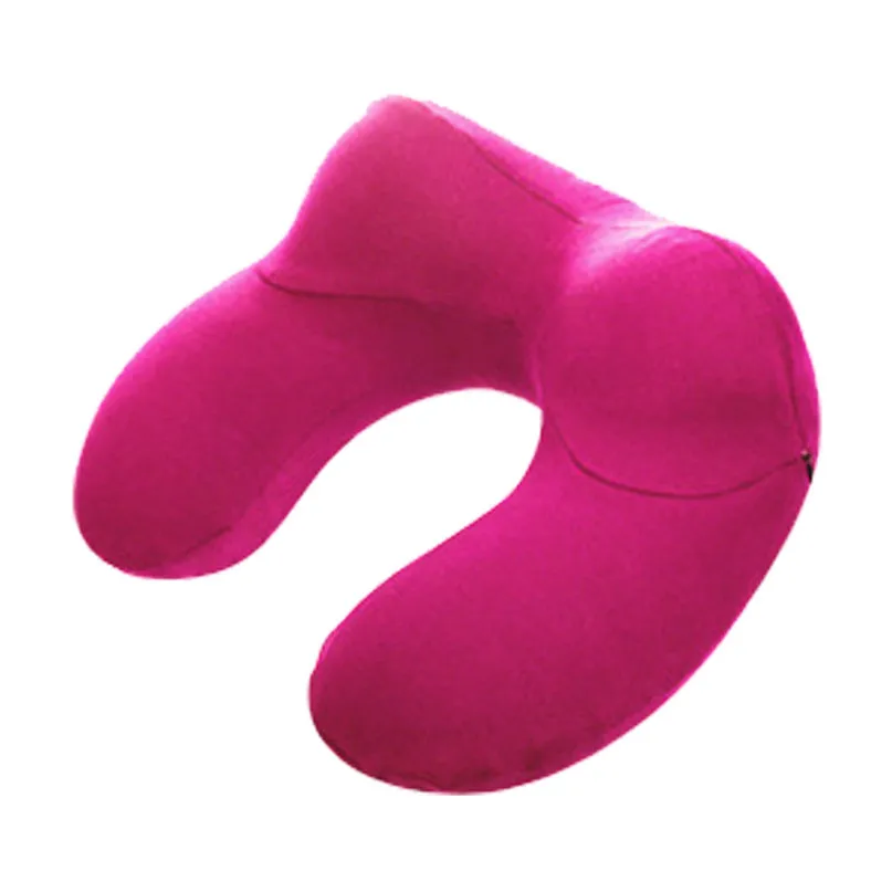 Inflatable Pillow Travel Air Cushion Camping Beach Car Head Rest Support camping equipment outdoor #2y14 (2)