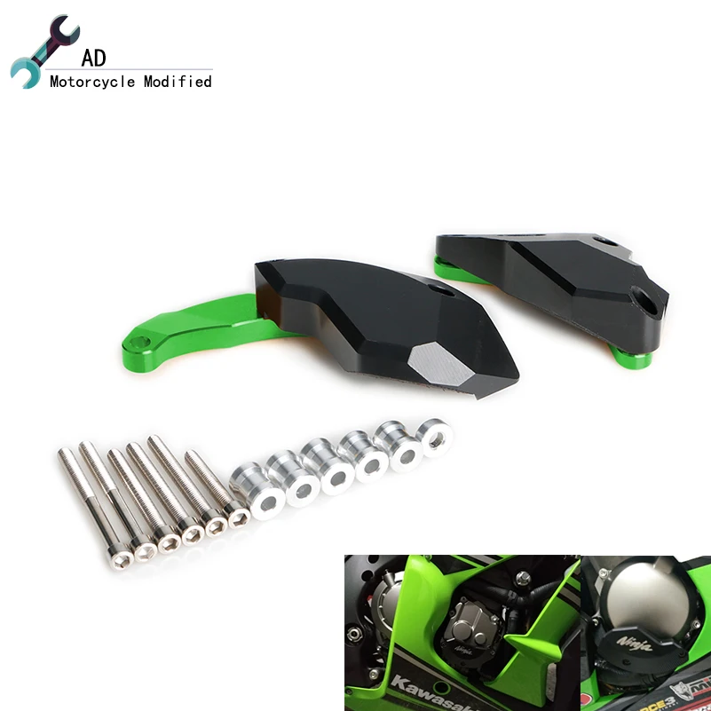 

Engine Guard for Kawasaki Ninja ZX10R 2011 to 2018 Frame Sliders Falling Protection Crash Pad ZX 10R 2012 Motorcycle Accessory