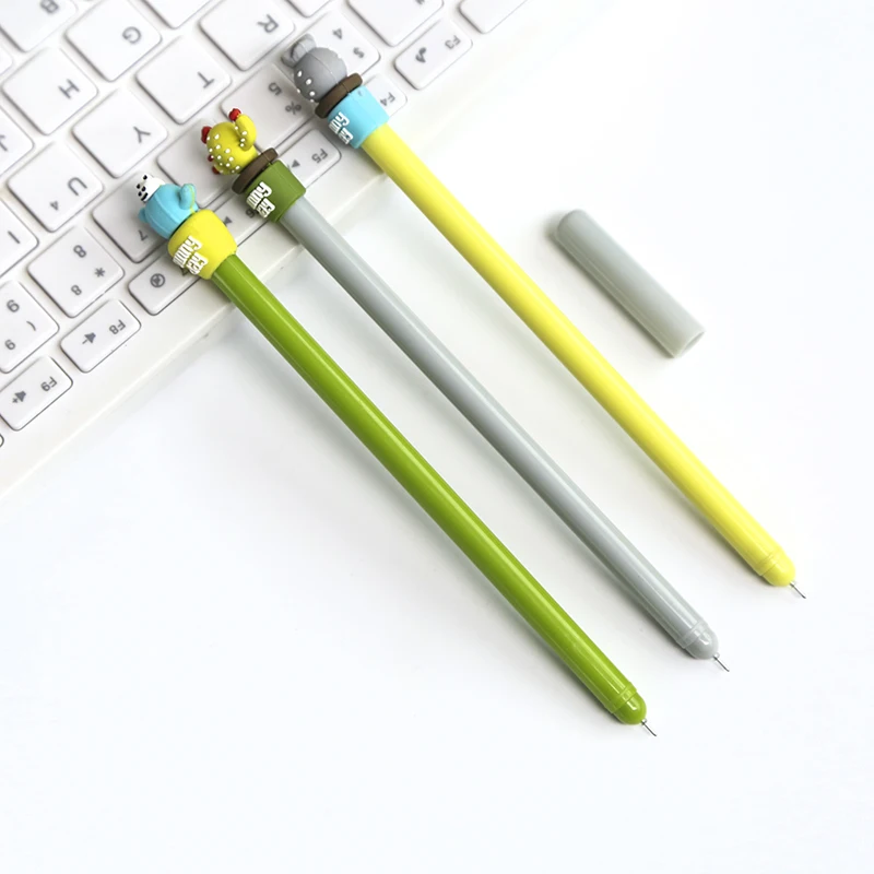 

36 pcs/Lot Cute Cactus gel pen 0.5mm roller ball pens Black color Stationery Office school supplies material escolar CB773