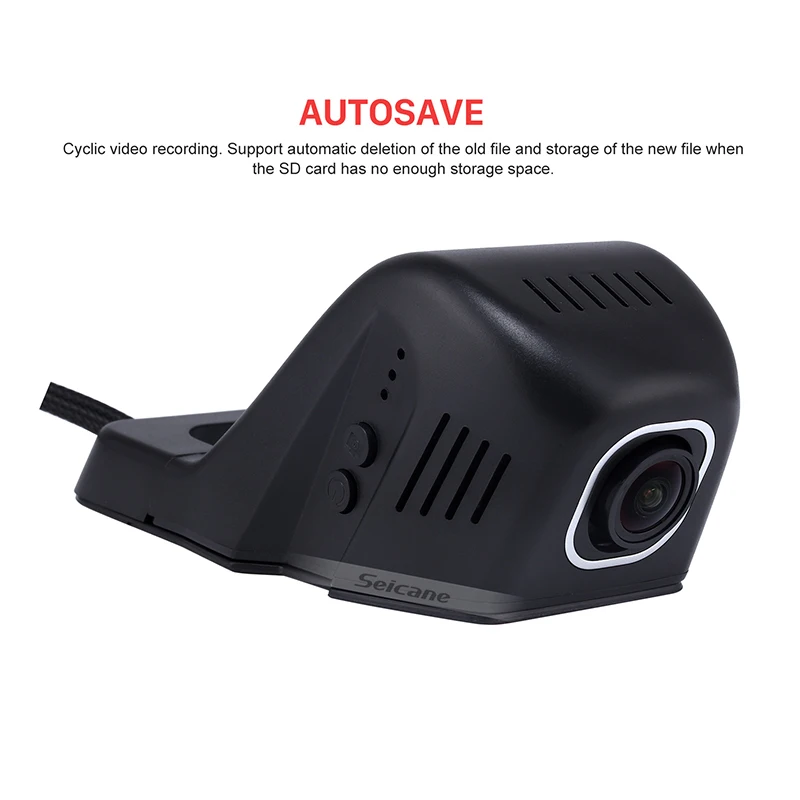 Seicane новейший 1080P Универсальный DVR скрытый HD Автомобильный видеорегистратор с