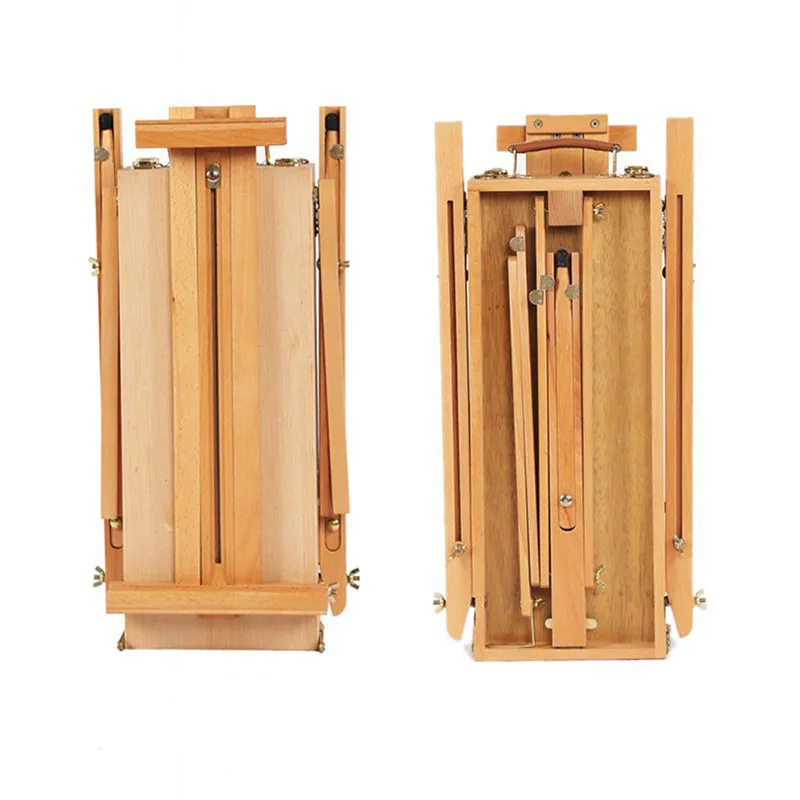  Portable Folding Durable French Easel Wooden Sketch Box Artist Painters Tripod Painting Supplies Ea