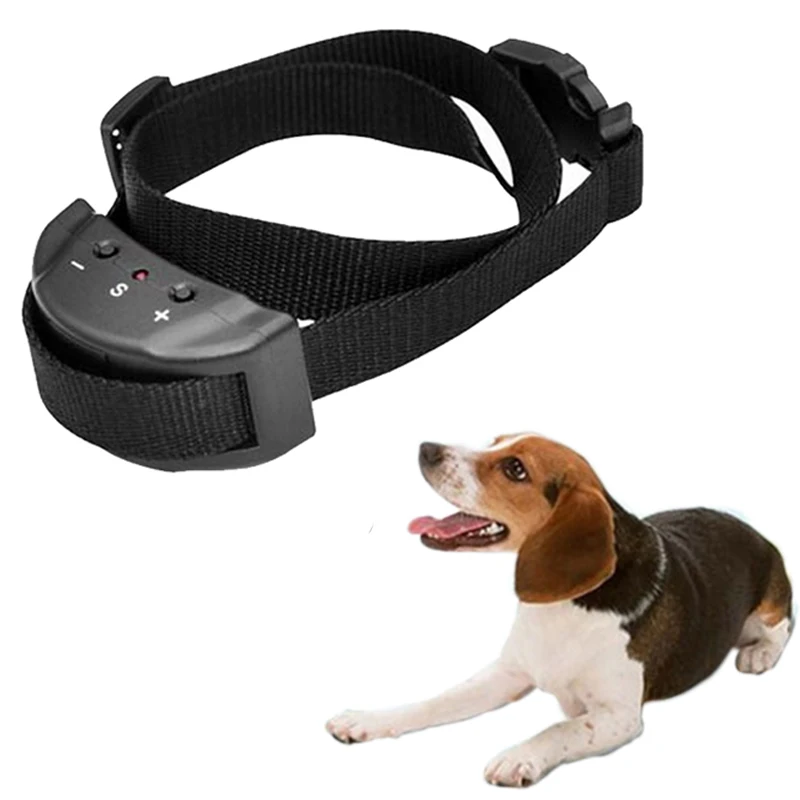 Six speed Adjustable Voice activated Pet Dog Bark stop Collar Pet Anti