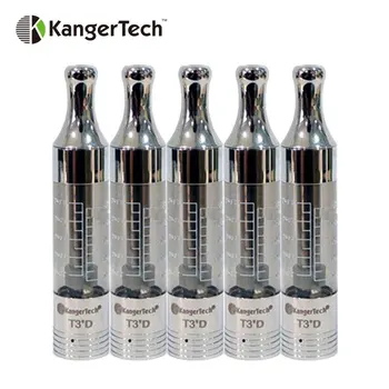 

5pc Original KangerTech T3D Dual Coil Clearomizer 2.2ml KangerTech T3D Dual Coil Tank Vape Compatible with eGo/ eGo-T/ eGo-C/ eG