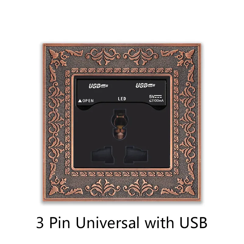 3 Pin Universal with USB