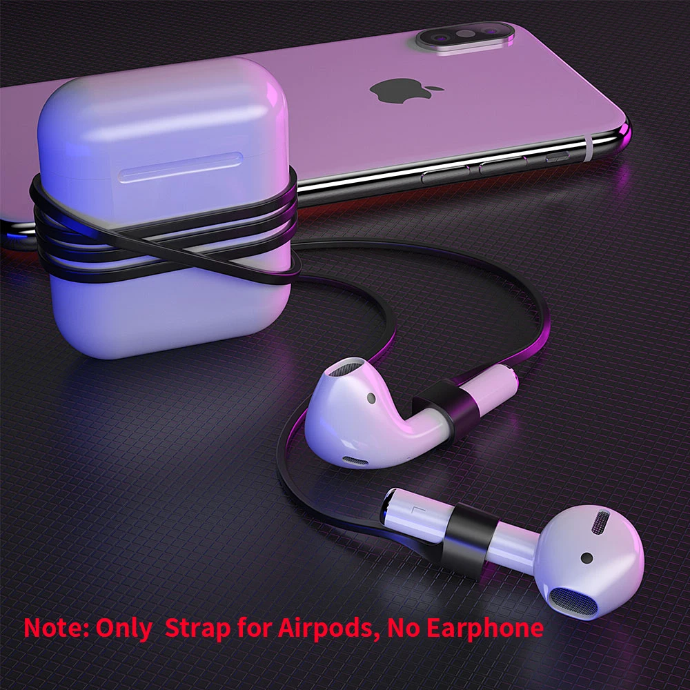 Магнитный ремешок для наушников Essager Apple Airpods анти потерянный веревка воздушных