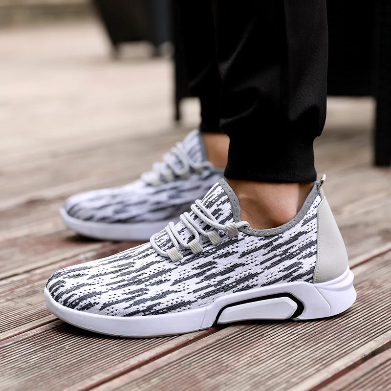 Merkmak New Spring Sneakers Men Shoes Fabric Mesh Autumn Casual Anti-skid Sport Shoes Men's Breathable Soft Footwear Flats Male Merkmak New Spring Sneakers Men Shoes Fabric Mesh Autumn Casual Anti-skid Sport Shoes Men's Breathable Soft Footwear Flats Male